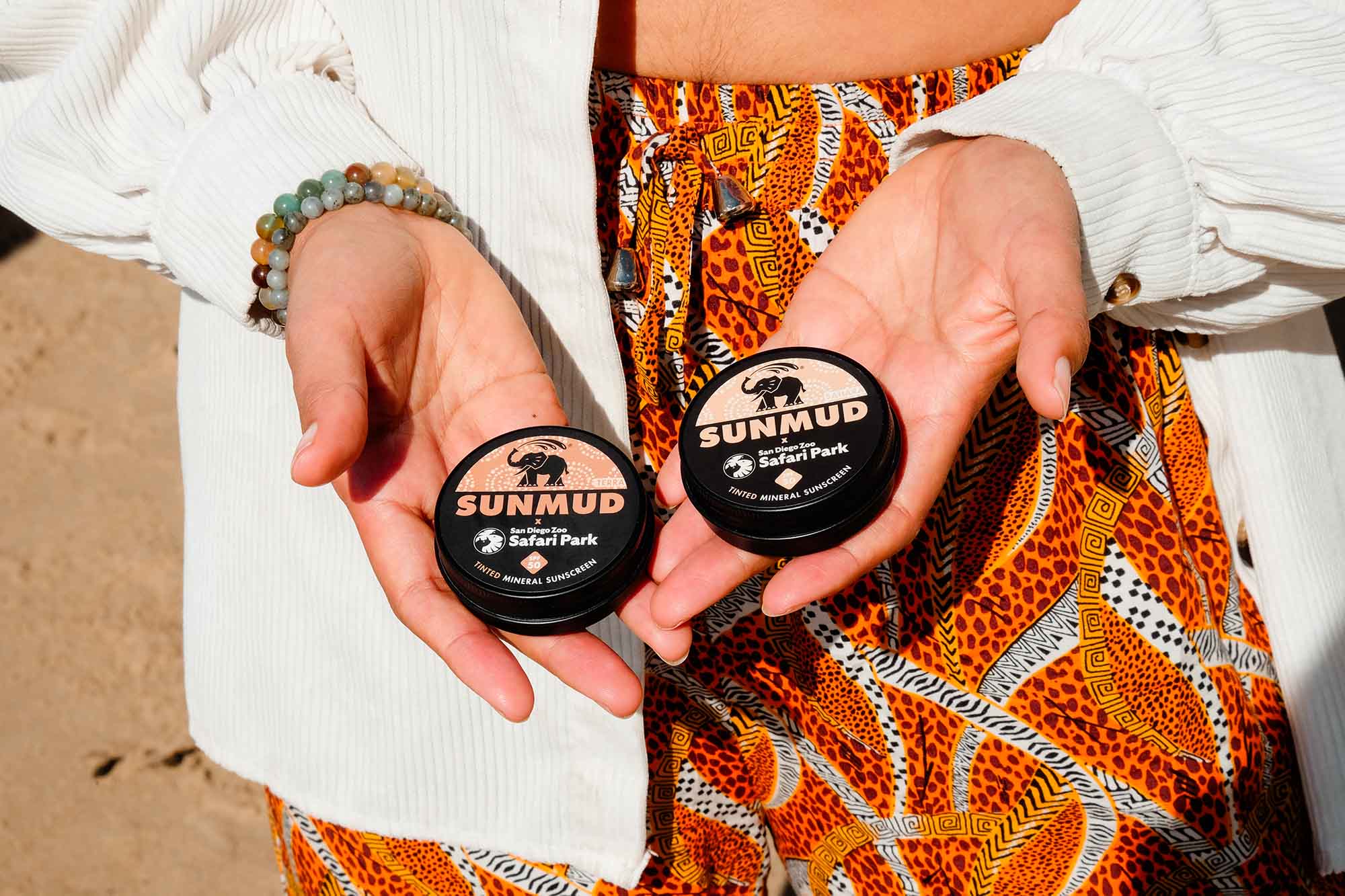 SUNMUD x Elephant Valley Safari Park Edition - Tinted Mineral Sunscreen - Sahara