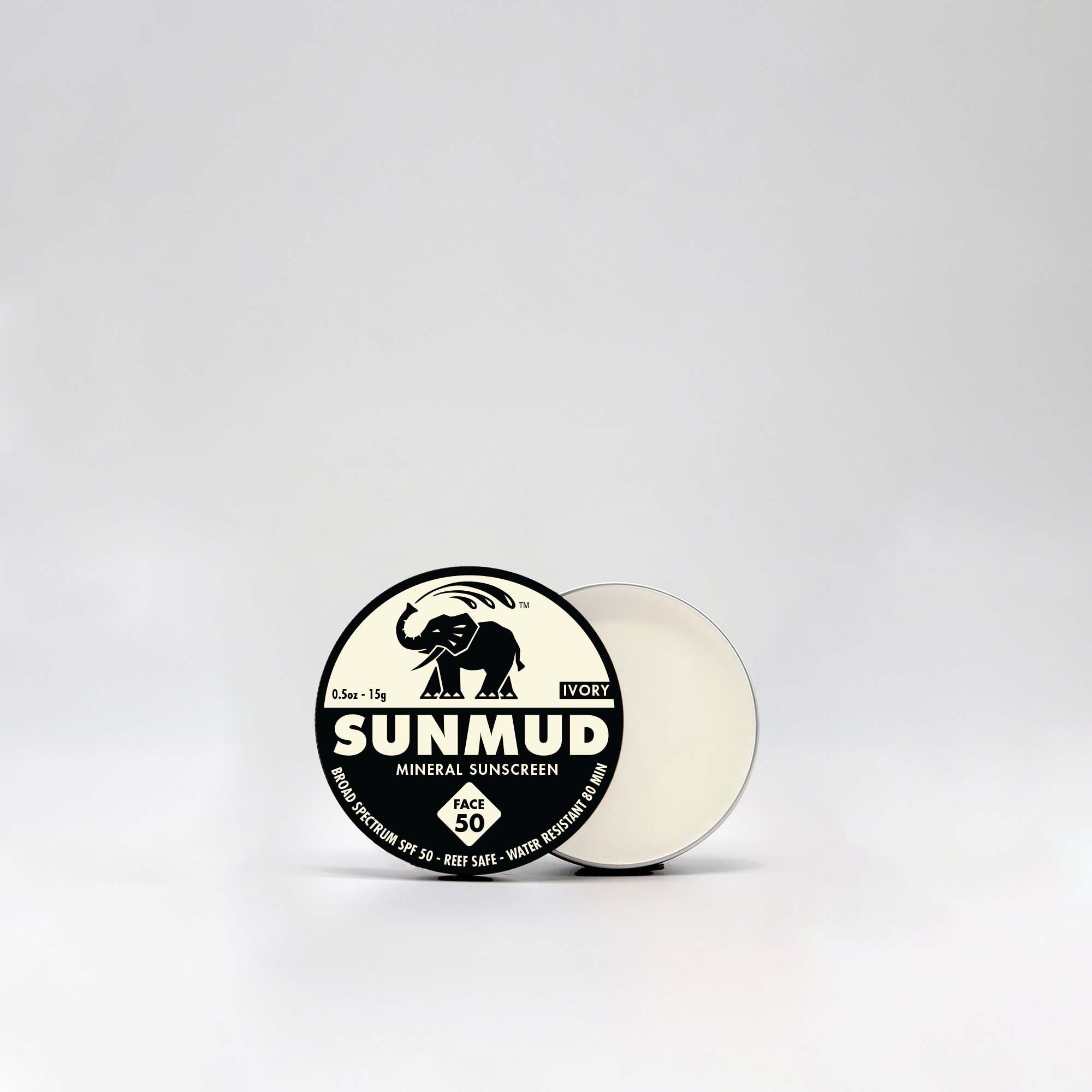 Non-Tinted Mineral Sunscreen - Ivory Travel Tin
