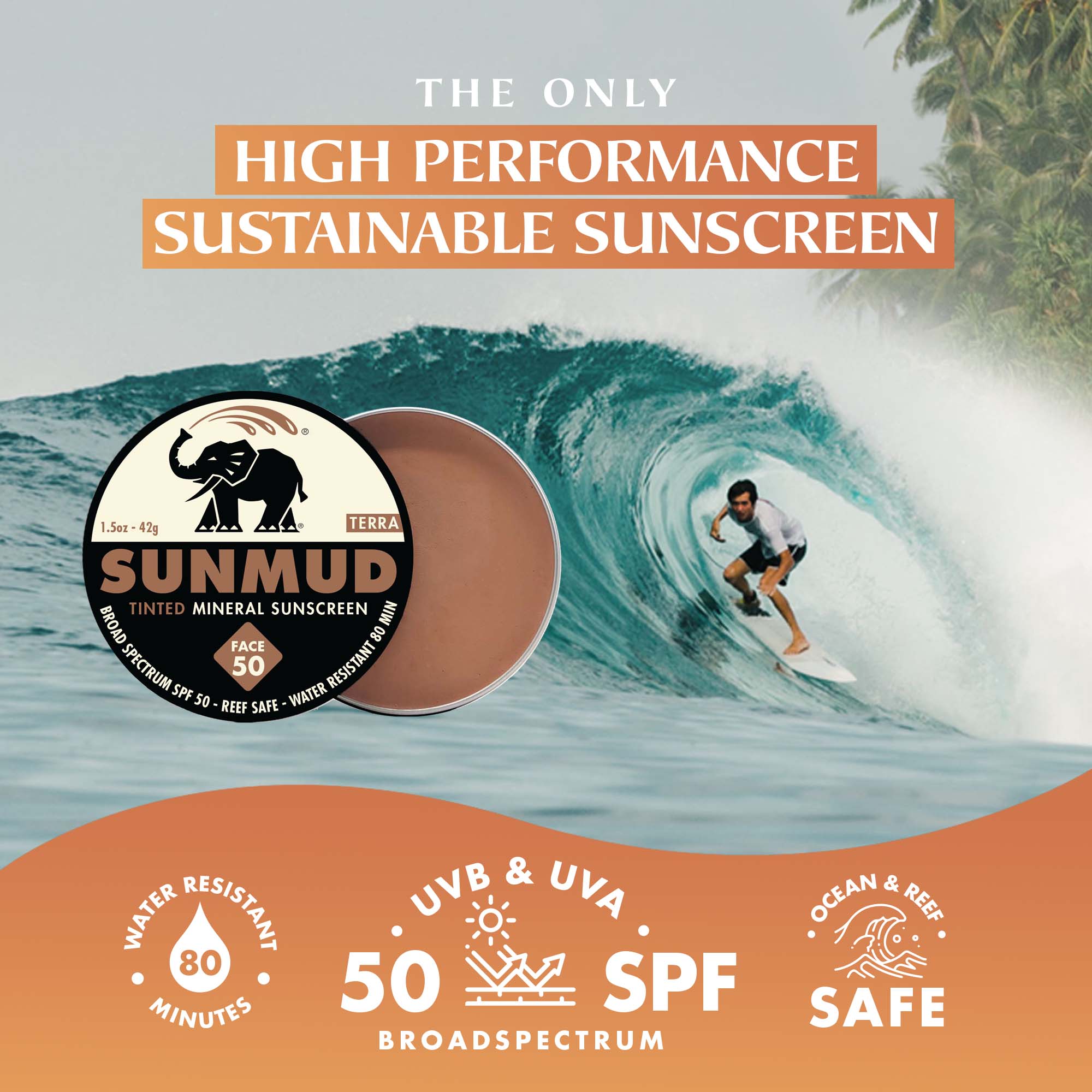 Tinted Mineral Sunscreen - Terra Travel Tin