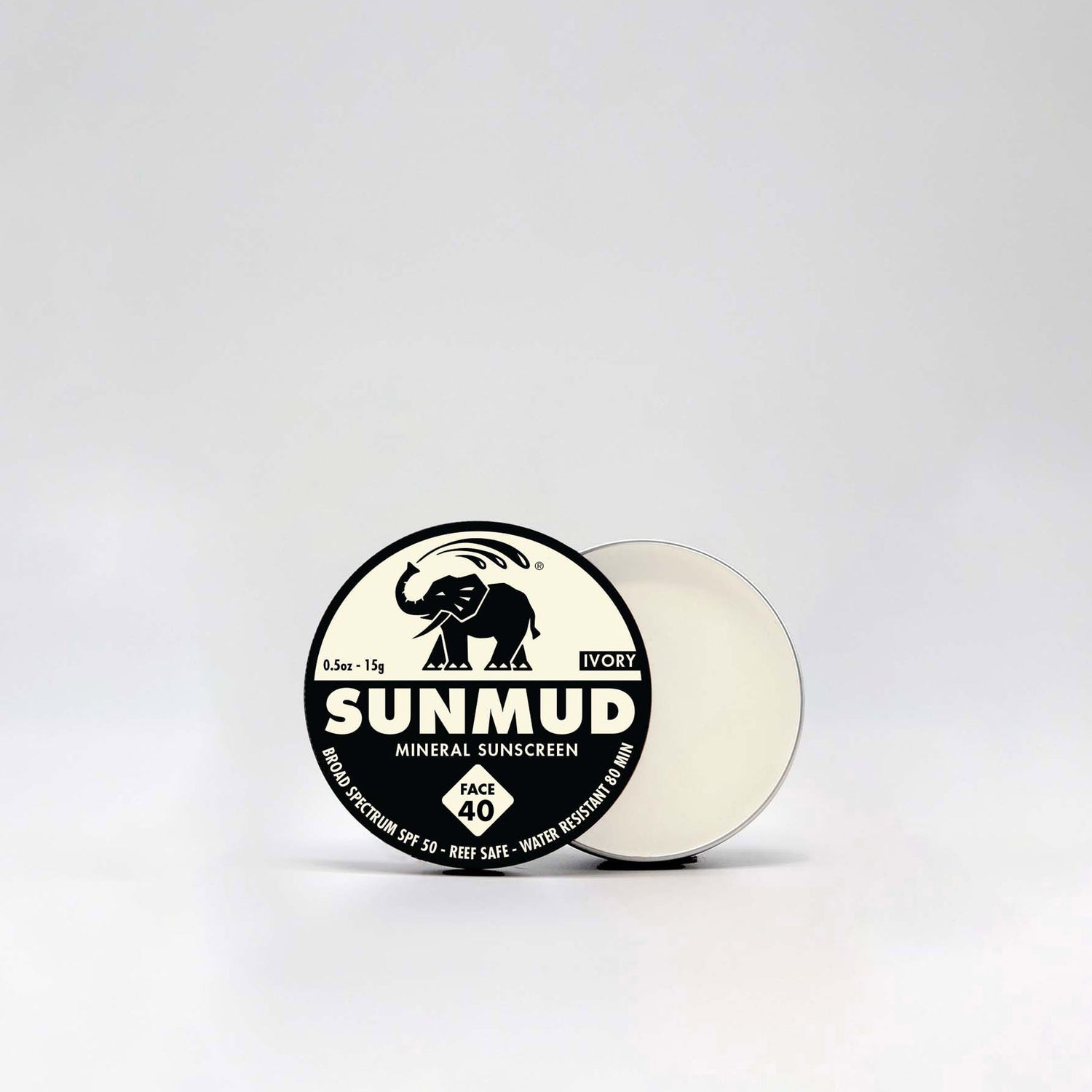 Non-Tinted Mineral Sunscreen - Ivory Travel Tin