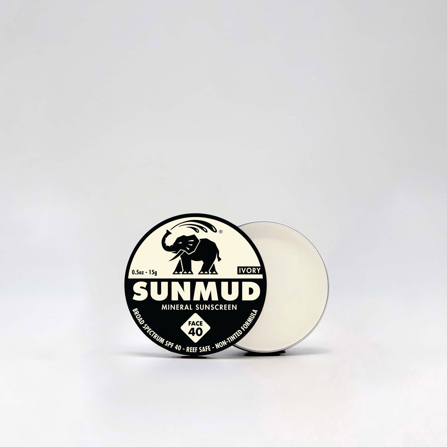 Non-Tinted Mineral Sunscreen - Ivory Travel Tin