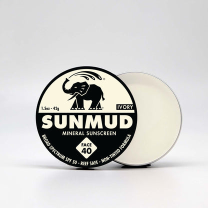 Non-Tinted Mineral Sunscreen - Ivory Travel Tin