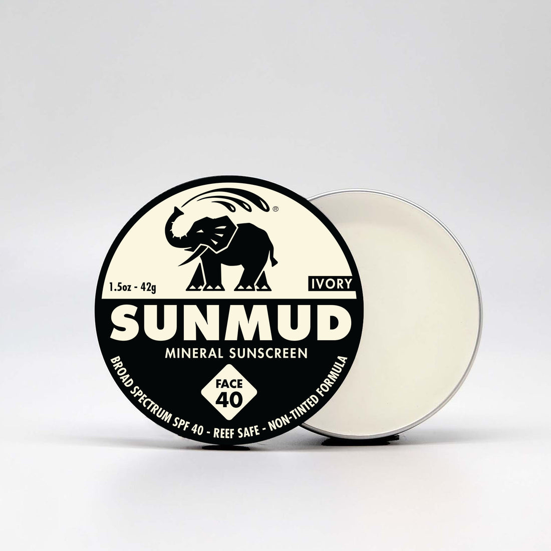 Non-Tinted Mineral Sunscreen - Ivory Travel Tin