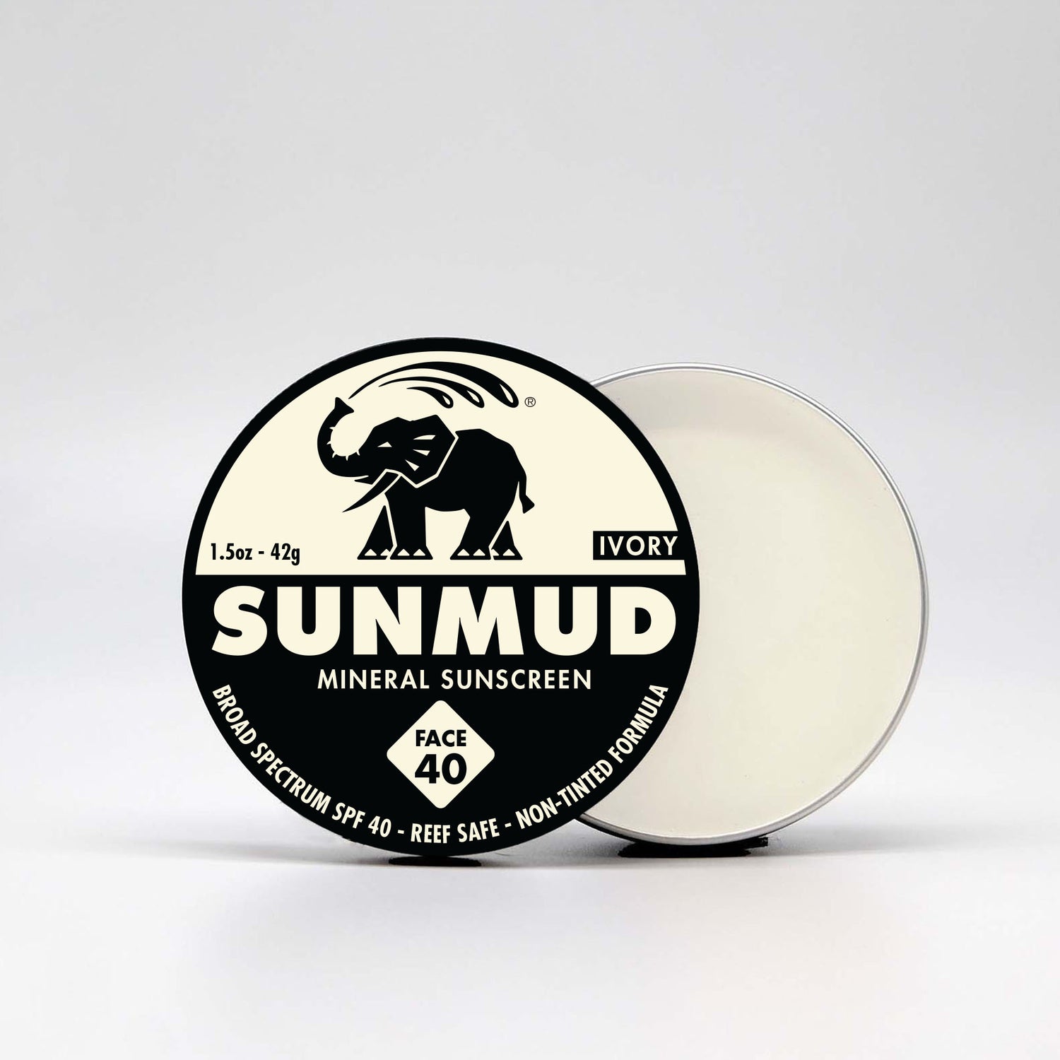 Non-Tinted Mineral Sunscreen - Ivory Travel Tin